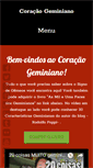 Mobile Screenshot of coracaogeminiano.com.br