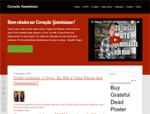 Tablet Screenshot of coracaogeminiano.com.br